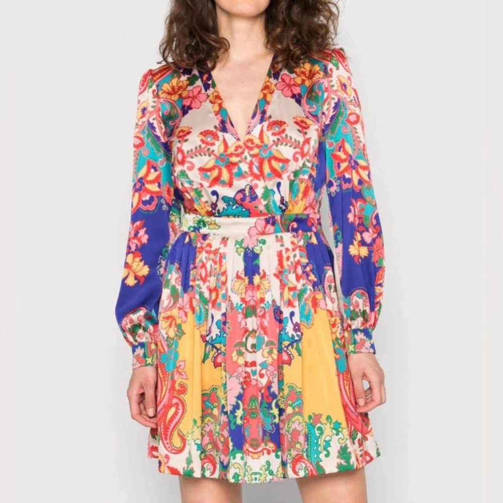 Guess by Marciano Blissful Paisley Mini Dress Size 10
